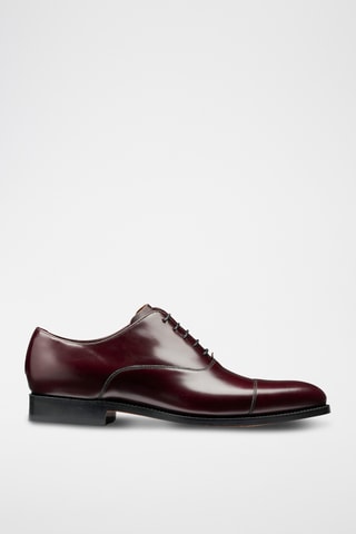 Richelieus en cuir Winsford - Bordeaux