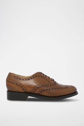 Richelieus en cuir Padstow - Marron clair