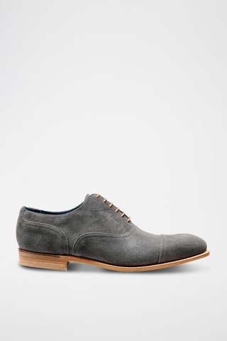 Richelieus en nubuck Pullman - Gris foncé