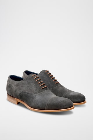 Richelieus en nubuck Pullman - Gris foncé