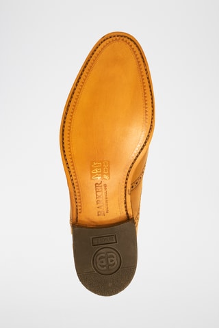 Richelieus en cuir Cranford - Marron clair