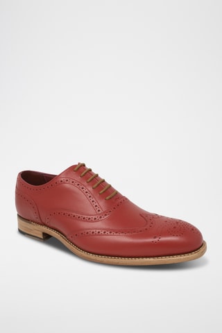 Richelieus en cuir de veau Brando 2 - Rouge