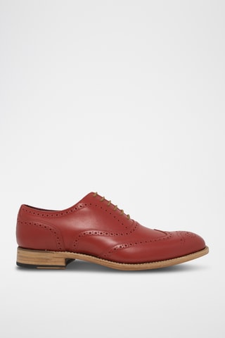 Richelieus en cuir de veau Brando 2 - Rouge