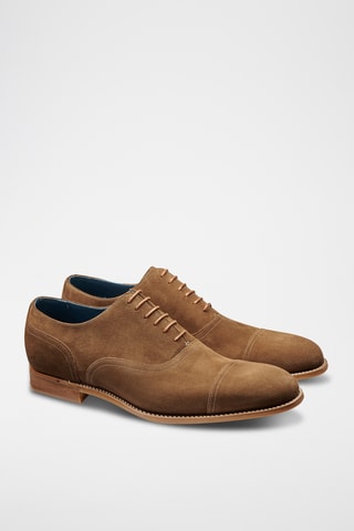 Richelieus en nubuck Pullman - Marron clair