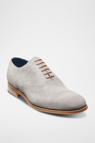 Richelieus en nubuck Pullman - Gris clair