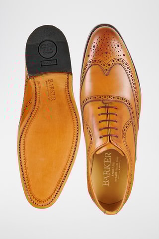 Richelieus en cuir Cranford - Marron 