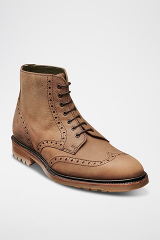 Boots en cuir Butcher 2 - Marron clair