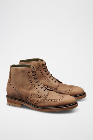 Boots en cuir Butcher 2 - Marron clair