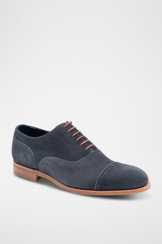 Richelieus en nubuck Pullman - Gris foncé