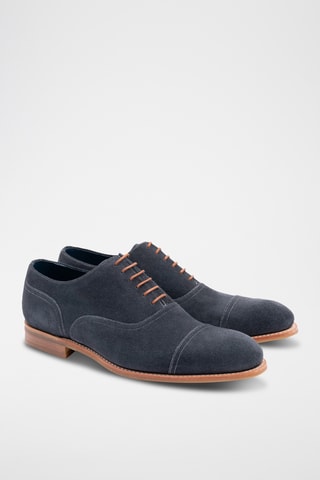 Richelieus en nubuck Pullman - Gris foncé