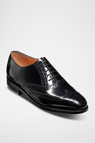 Richelieus en cuir verni Albert - Noir