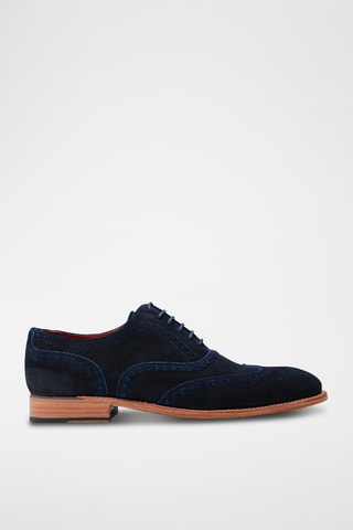 Richelieus en nubuck Brando 2 - Bleu marine
