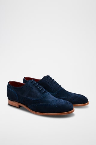 Richelieus en nubuck Brando 2 - Bleu marine