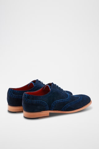 Richelieus en nubuck Brando 2 - Bleu marine
