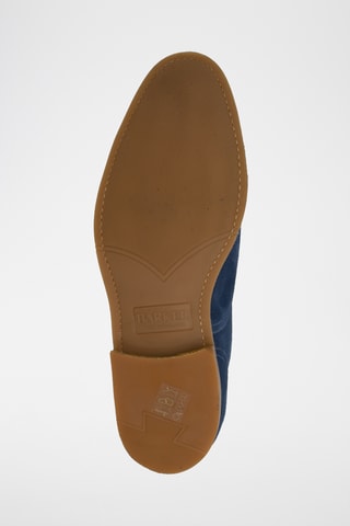 Richelieus en nubuck Pullman - Bleu marine