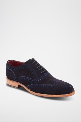 Richelieus en nubuck Brando 2 - Bleu marine