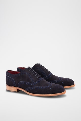 Richelieus en nubuck Brando 2 - Bleu marine