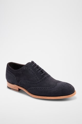 Richelieus en nubuck Brando 2 - Bleu marine