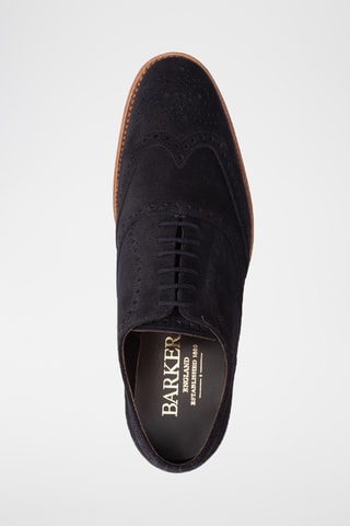Richelieus en nubuck Brando 2 - Bleu marine
