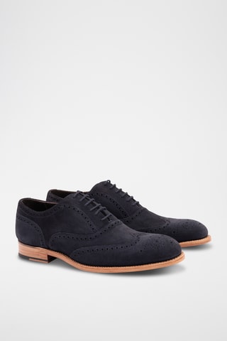 Richelieus en nubuck Brando 2 - Bleu marine