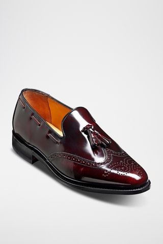 Slippers en cuir Clive - Bordeaux
