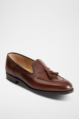 Slippers en cuir de veau Pevensey - Marron foncé