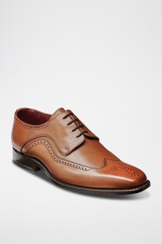 Derbys en cuir de veau Matt 2 - Marron