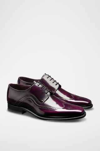 Derbys en cuir Matt 2 - Violet