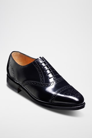 Richelieus en cuir verni Alfred - Noir