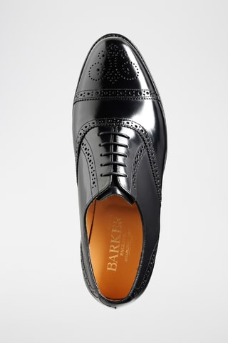 Richelieus en cuir verni Alfred - Noir