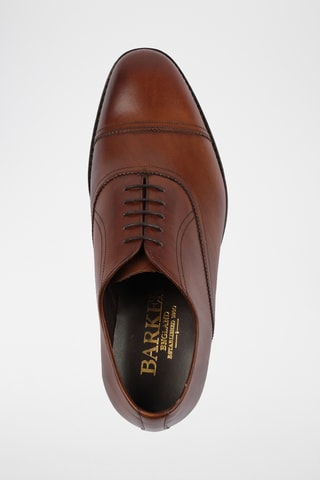 Richelieus en cuir Nevis - Marron foncé