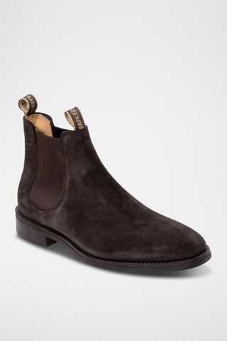 Boots Chelsea nubuck Sutton - Marron foncé