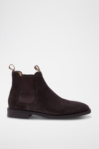 Boots Chelsea nubuck Sutton - Marron foncé