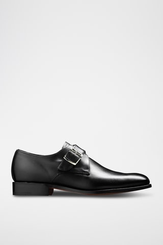 Derbys à boucle en cuir de veau Northcote - Noir