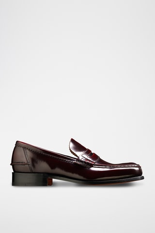 Mocassins en cuir Caruso - Bordeaux