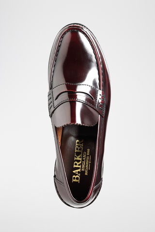 Mocassins en cuir Caruso - Bordeaux