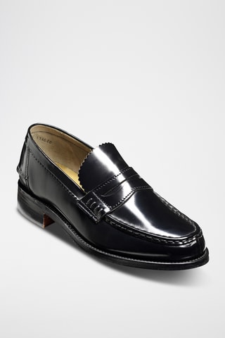 Mocassins en cuir Caruso - Noir