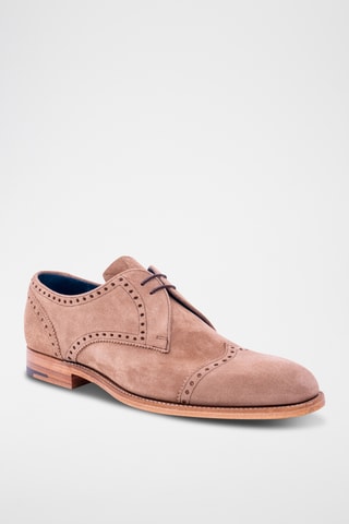 Derbys en nubuck Matlock - Camel