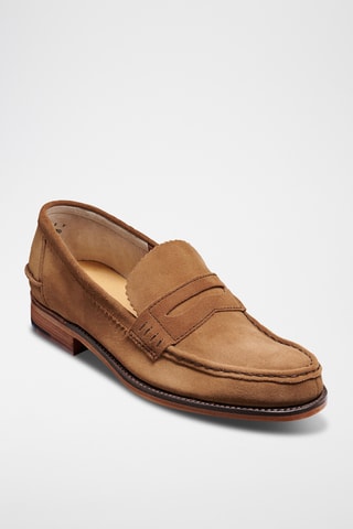 Mocassins en nubuck Caruso - Beige