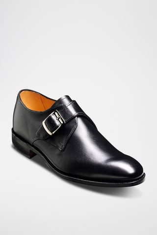 Derbys à boucle en cuir de veau Northcote - Noir