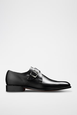Derbys à boucle en cuir de veau Northcote - Noir