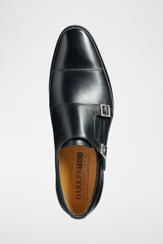Derbys à boucles en cuir de veau Edison - Noir