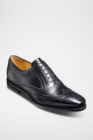 Richelieus en cuir de veau Turing - Noir