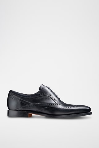 Richelieus en cuir de veau Turing - Noir