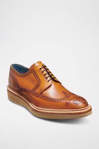 Derbys en cuir Bill - Camel