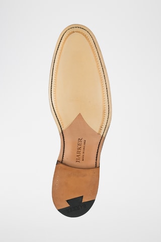 Richelieus en cuir Valiant - Bleu marine