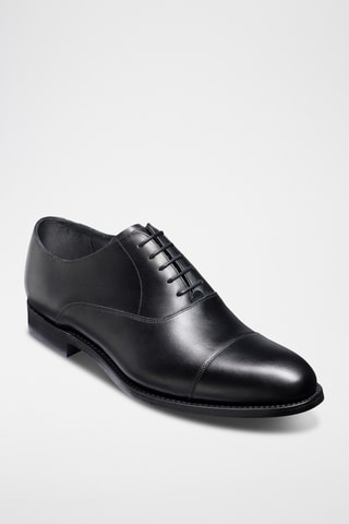 Richelieus en cuir de veau Bank - Noir