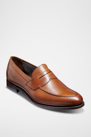 Mocassins en cuir de veau St Pauls - Marron