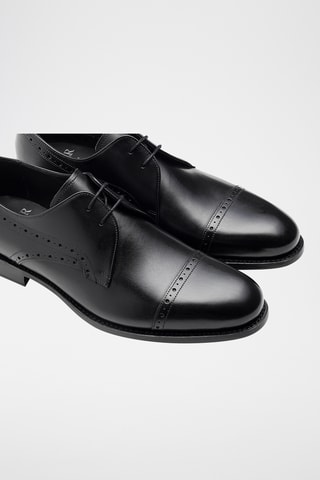 Derbys en cuir de veau Ealing - Noir