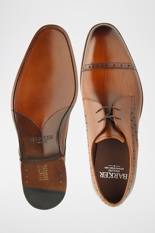 Derbys en cuir Ealing - Marron